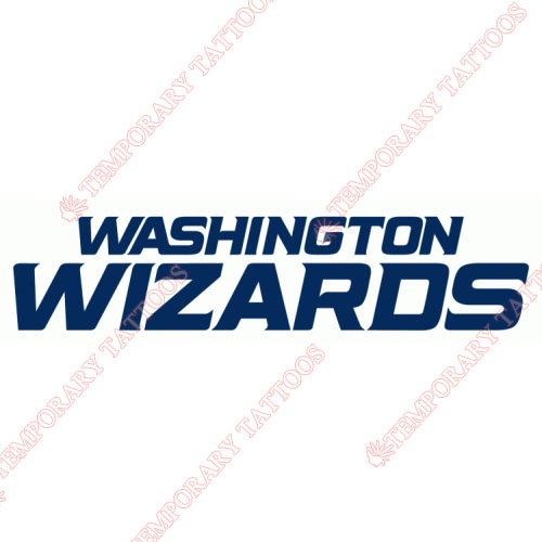 Washington Wizards Customize Temporary Tattoos Stickers NO.1232